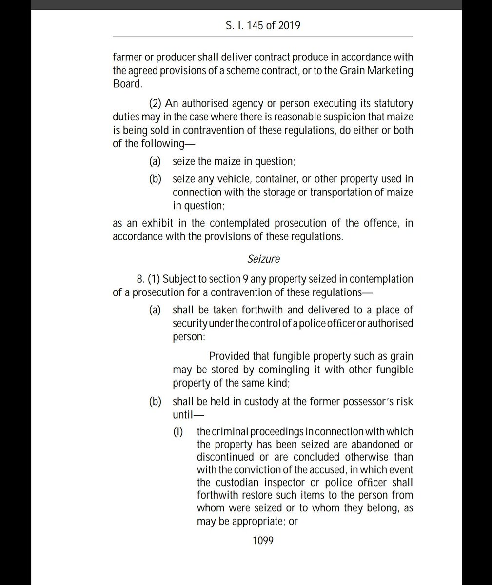 Zenzele on Twitter "Statutory Instrument 145 of 2019 control on sale
