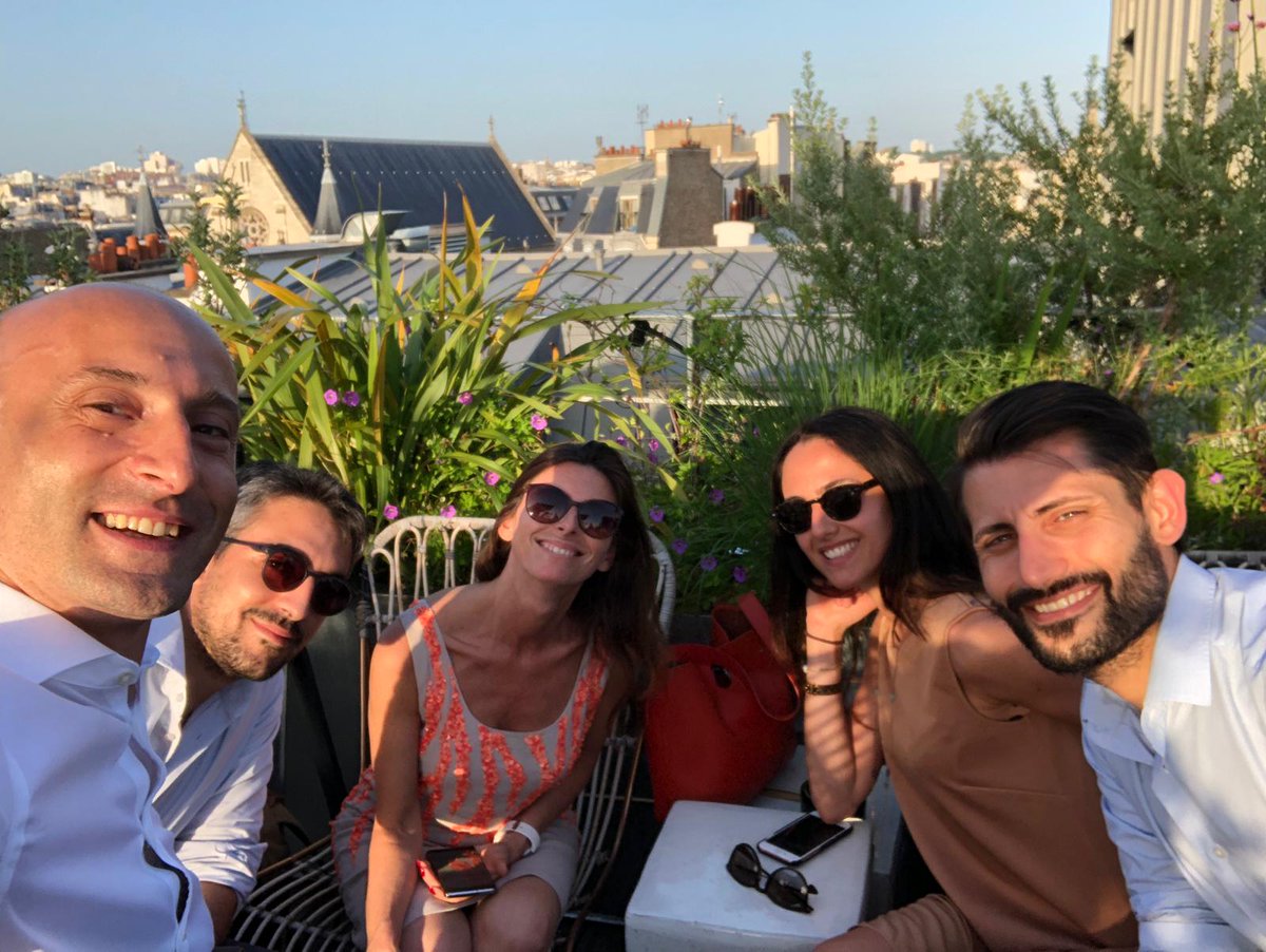 MIBAlumni's tweet photo. Salutations de #Paris! 🇫🇷
Thank you Michele Abbracciavento for your effort in organizing this first #MIBAlumni #networkingcafe in Paris, and thank you Erika Le Noan, Luigi Cossu, Francesco Ferraro, Teodora Anna Sveva Cerrato for joining & making the #MIBSpirit shine! @MIBSchool https://t.co/XbEDmLbOdv