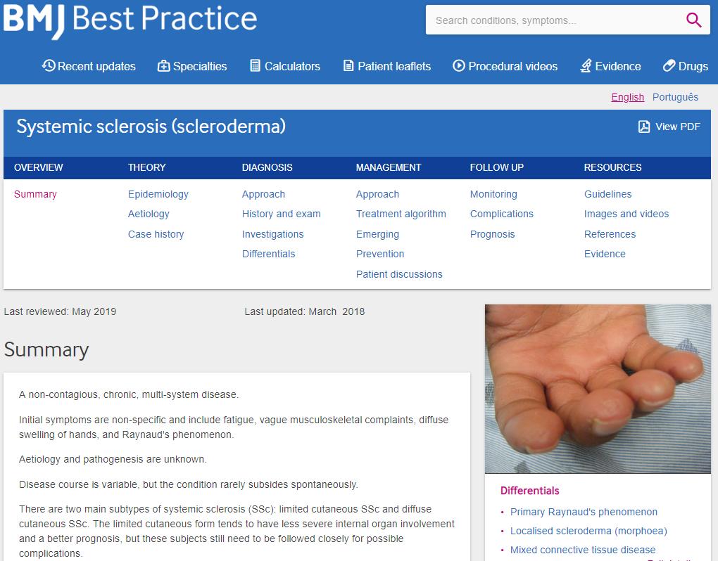 NESKnowledge's tweet image. Do You #KnowScleroderma? Improve your knwoledge during #Scleroderma awareness month with NHSScotland free access to @BMJBestPractice - summarising evidence for diagnosis and treatment so you can support your patients 👍
ow.ly/5EUz50uO7Gr
 @WeAreSRUK