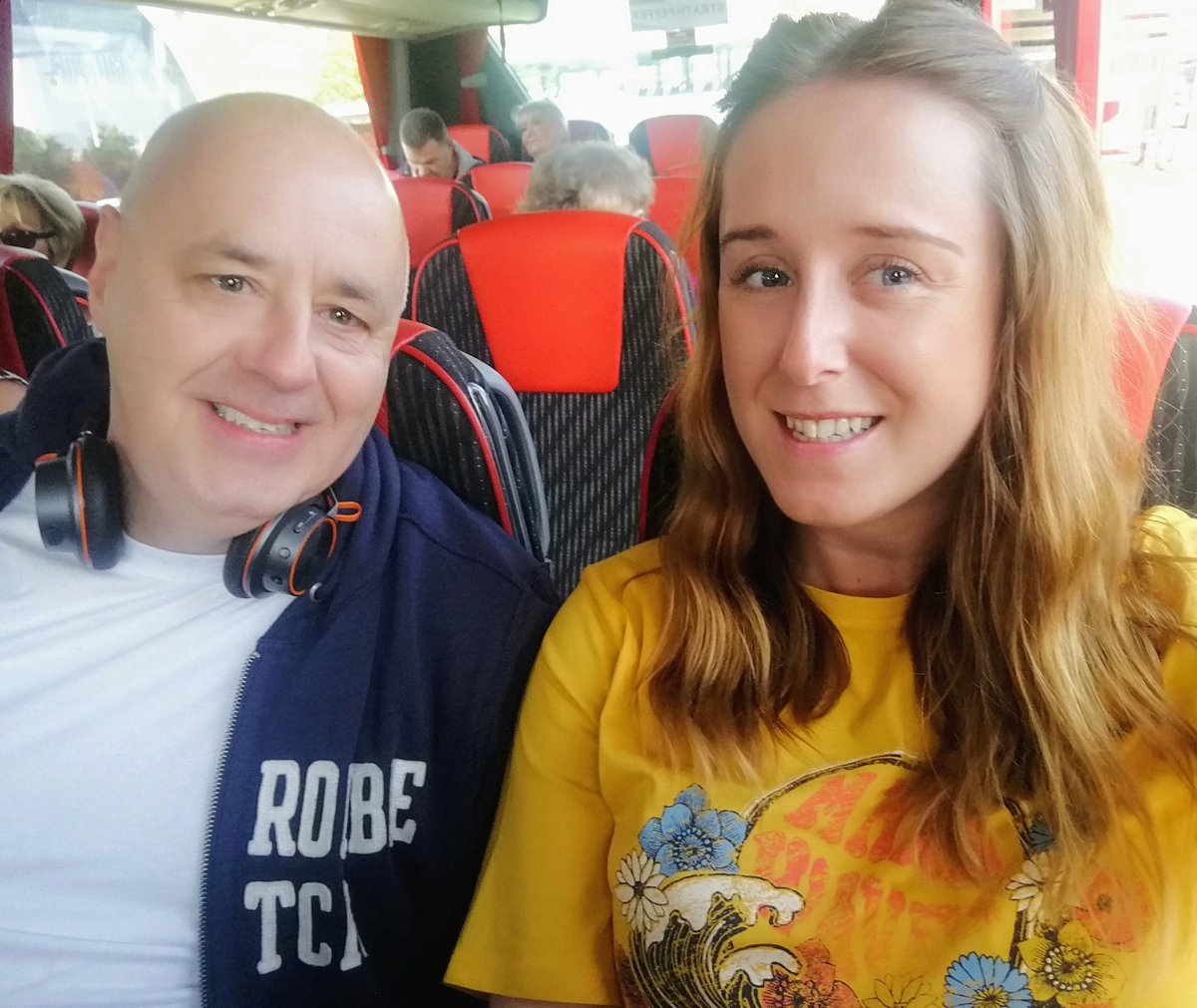 #AD When I get to bring my loved ones to work 💙 I'm off for a weekend of bonding with my Dad in the Highlands on our own Scottish version of TV's Coach Trip with @CaledonianTrav 🚌 Excited for our 'Lunch on a Steam Train' 🚂 #Scotland #family