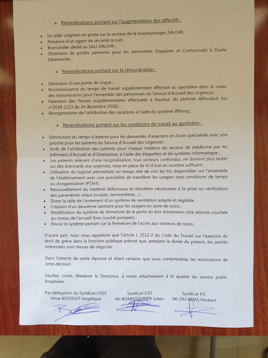 CgtVeil's tweet photo. @InterUrg préavis du jour des urgences d eaubonne (95)... https://t.co/QOOQ8EnF4z