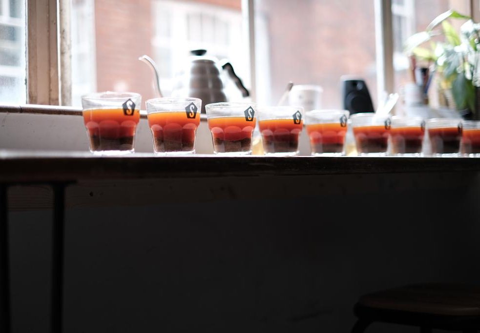 Friday feels ☕🌞
Cupping our current offerings to make sure they are on point 👌

#specialitycoffee