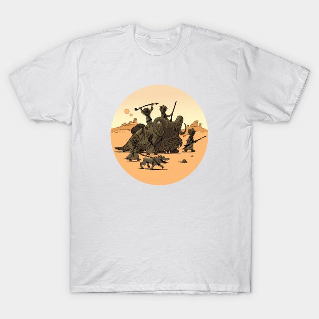 theshirtlist's tweet photo. Tusken Raiders T-Shirt - https://t.co/gaVpZL3pzX Star Wars T-Shirt from @StudioNX &amp; @teepublic for just $13! #JimBryson #Movie #StarWars #TuskenRaiders https://t.co/QU5jaXvXmH