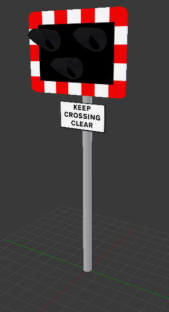 Thomas Shrimpton Gave Myself Another Challenge In Blender For The Sake Of Reducing Triangles And Parts I Made A Level Crossing Wigwag For Gcr S Lc S Bit More Complex Shapes Compared Thomas Shrimpton Gave Myself Another Challenge In Blender For The Sake Of Reducing Triangles And Parts I Made A Level Crossing Wigwag For Gcr S Lc S Bit More Complex Shapes Compared