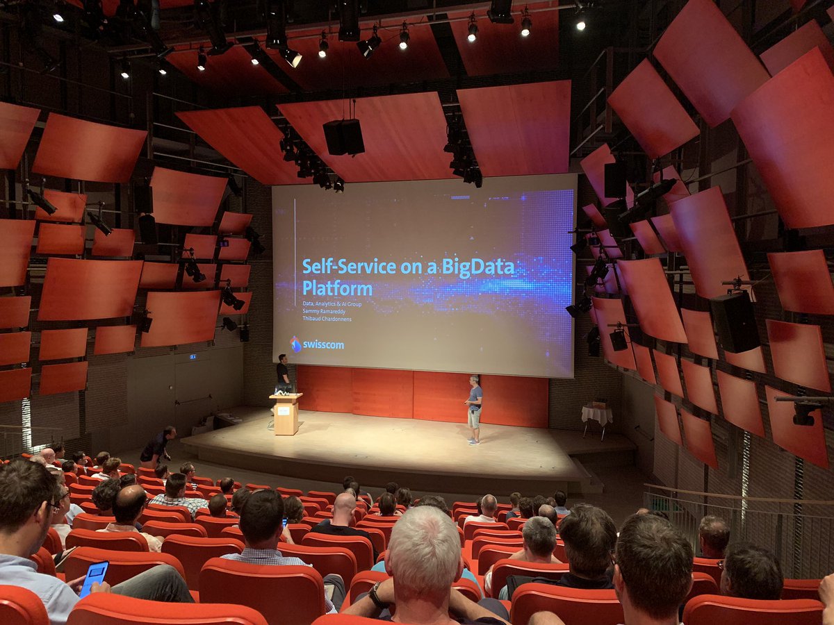 Great talk from Samy and Thibaud at <a href="/BATbern/">BAT Bern</a> #BATbern43 about Data Self-Service at Swisscom.
