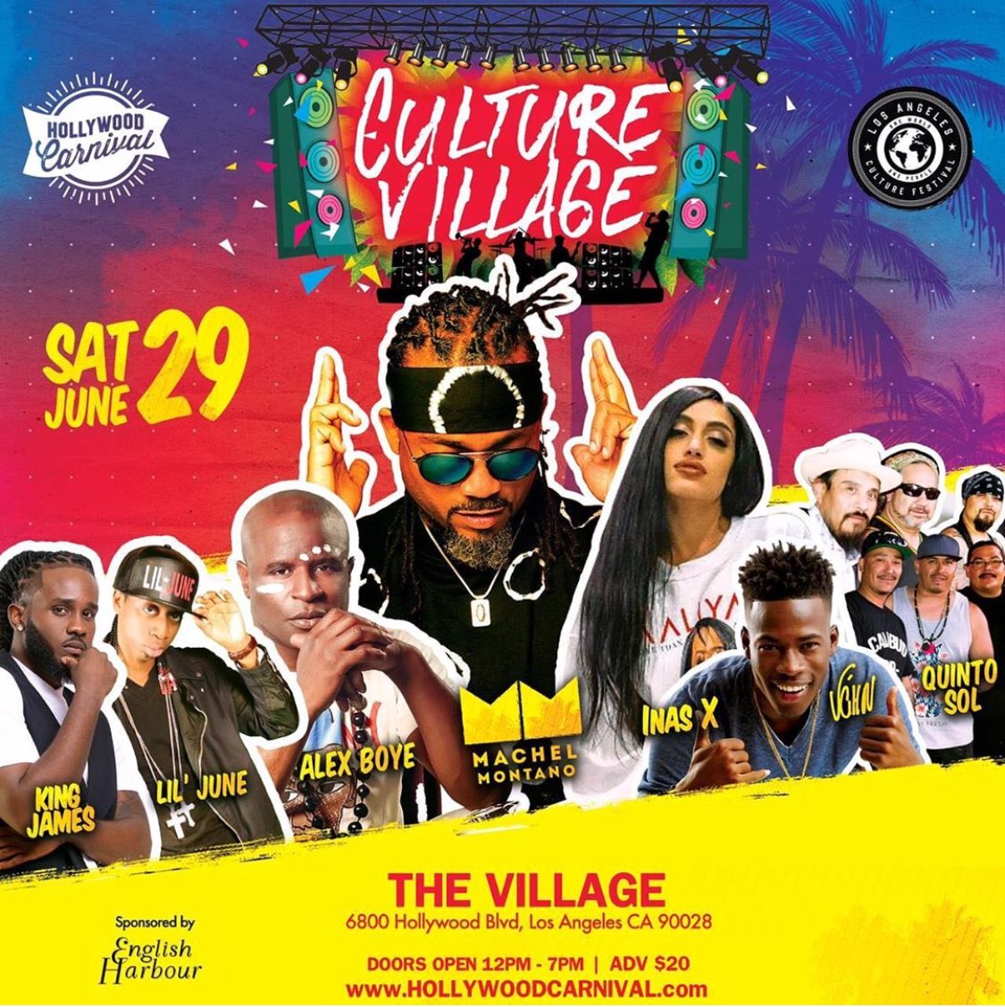 alexboyereal's tweet photo. 🙏🏾🙏🏾🙏🏾Action packed “Culture Village” Mega Concert featuring top international acts from Caribbean, African & Latino music headlined by soca star @machelmontano #hollywoodcarnival2019 #CultureVillage #BoyeTribe #GrandMarshall https://t.co/YVi3uj7htZ