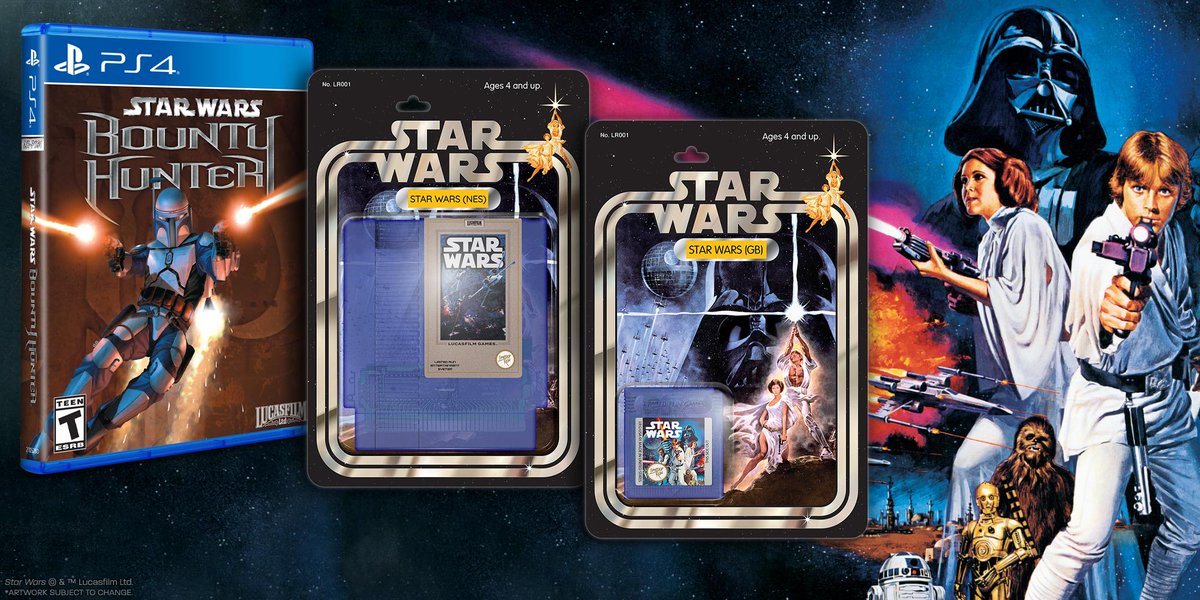 Run Games no Twitter: "The first games in our @starwars collection are LIVE! Star Wars™ Game Boy) and Star Wars™: Bounty Hunter are available in standard editions or Collector's Editions.