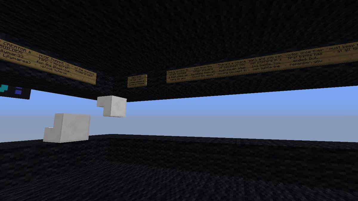 Lilymar33's tweet photo. @TSMC360 Who Stole the Cookies Mini Game inside your Enderdragon. https://t.co/bU82Fvp4jo will work on Java PC Minecraft 1.11 and above https://t.co/VLCEVEfqH0