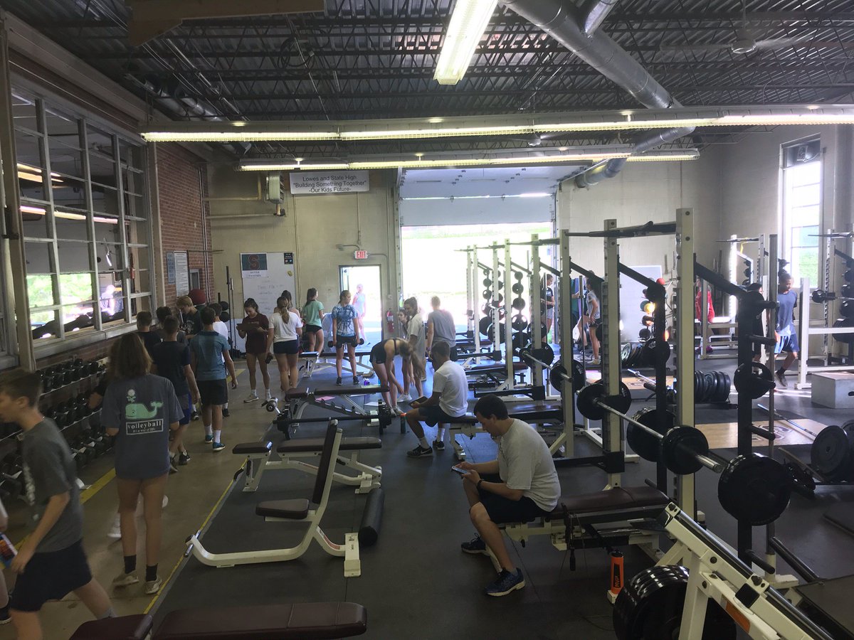 Got better this week. Hundreds of student-athletes through the fitness center, and Coach Swauger in her element, as always. Keep working, Little Lions!
<a href="/scfitnessclub/">scfitnessclub</a> 🦁💪⏩⏩⏩⏩