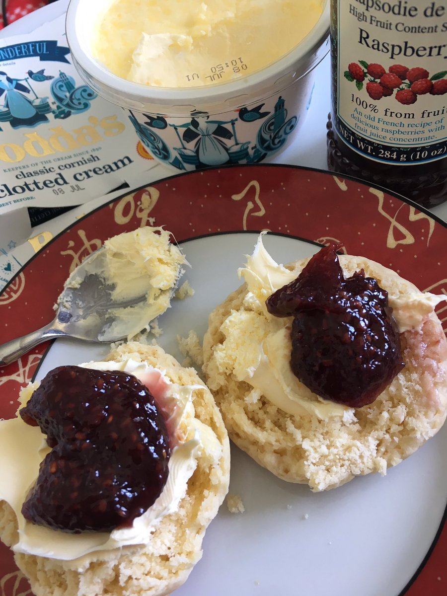 When Twitter mentions #NationalCreamTeaDay ... #IfYouCantBeatThem #JoinThem