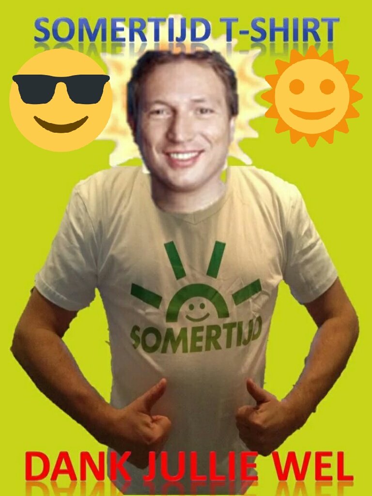 HELPsomertijd's tweet photo. Dit weekend, na de @Somertijd #BBQ19, mogen wij weer 2 Somertijd T-shirts, gemaakt door www. https://t.co/niO9AArwJ1, verloten onder onze volgers.
RT, โฅ๏ธ of reageer!
Zondagmiddag na 18uur worden de dolblije winnaars bekend gemaakt! https://t.co/lBl0fqs9ZS