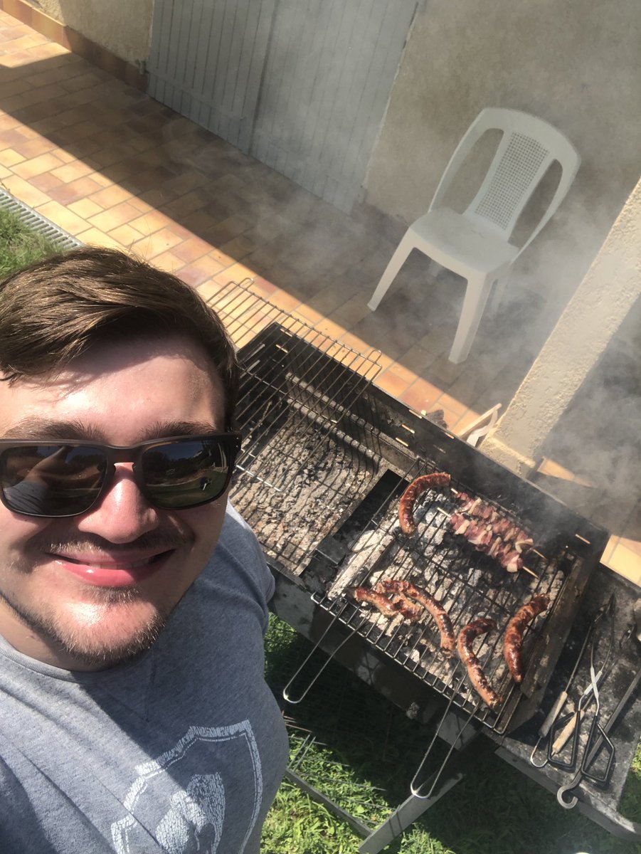samsbbquk's tweet photo. It might be the hottest day in French history today but we are still hitting the grill. #SamsBBQ #FranceHeatWave #France #BBQ https://t.co/LtXU7siPkP