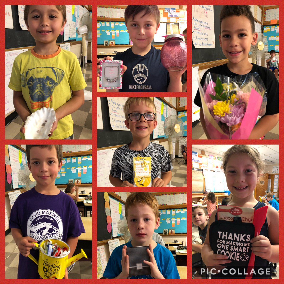 Our #mustangproud students are kind and generous.  All staff appreciate the gifts given yesterday.  See you back at school on Tuesday September 3rd @ 8:45 am sharp!