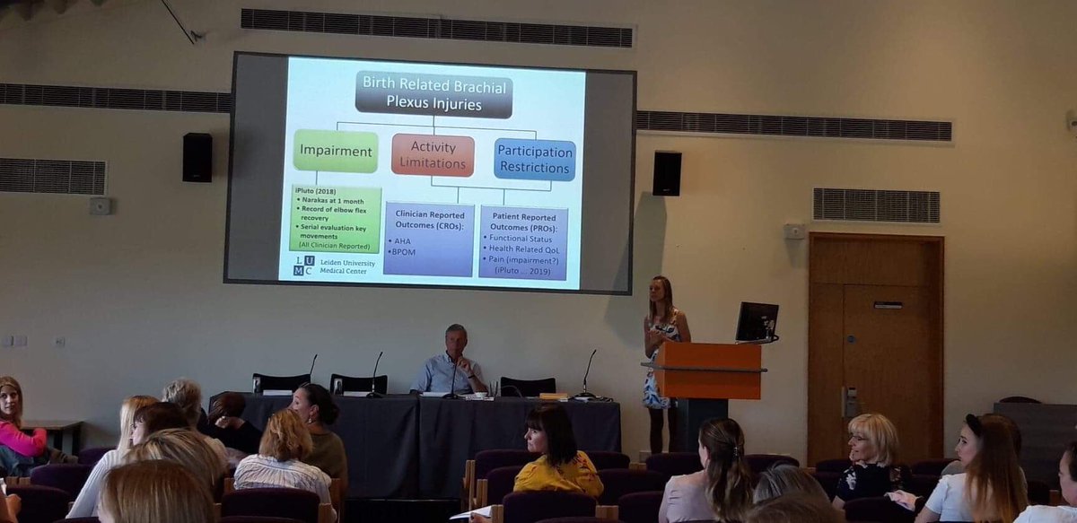 What a wonderful day our delegates are having. They are now listening to Hazel brown from @RNOHnhs speaking about the characteristics of pain in OBPP #erbspalsy