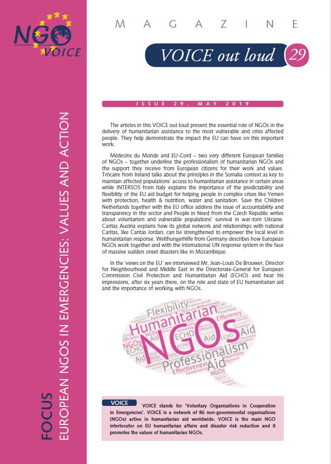 'European Ngos in emergencies: values and action! ' In this new edition of the VOICE out loud our members present the essential role of NGOs in the delivery of #humanitarian aid!  
Download here! 🔽
👉ngovoice.org/search?q=voice…