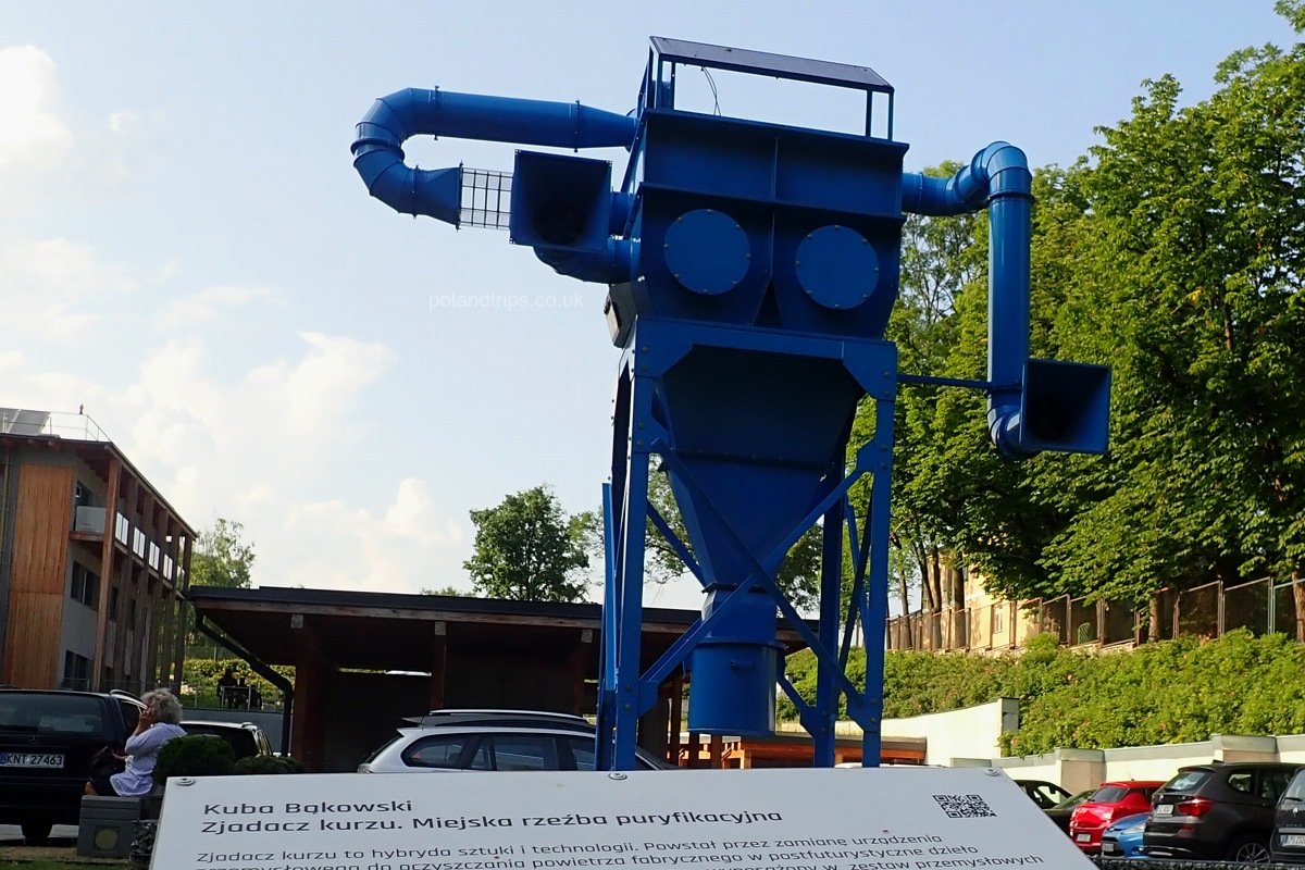 Dust Eater Air Filtration Art Installation in Busko Zdrój, Poland, polandtrips.co.uk/history-and-cu…