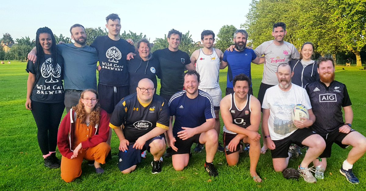 Brilliant turn out last night for our touch rugby sessions in Walthamstow...all welcome..#heatwave #walthamstow #touchrugby #mixedgender #WalthamForest #lloydpark #Rugby #London