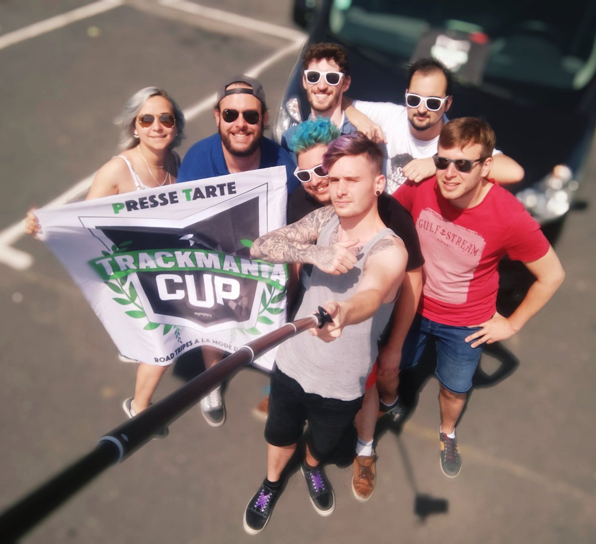 elibeDorG's tweet image. Devinez quoi ? Le Van est sur la route ! En route vers la @TrackmaniaCupFR de @ZeratoRSC2 !
C'est parti pour 700 km ! ❤️