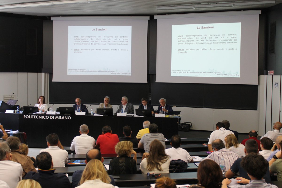 HPolimi's tweet photo. Continua il seminario @polimi con una relazione degli avvocati Antonio Oddo e Simone Riva,esponendo un focus legale e di risk-management sul #rischiolegionella.

#legionellosis #clustersanitapolimi #hospitaldesign #progettoimpianti #legislazione #masterospedali @HPolimi @polimi https://t.co/TvEO177Yty
