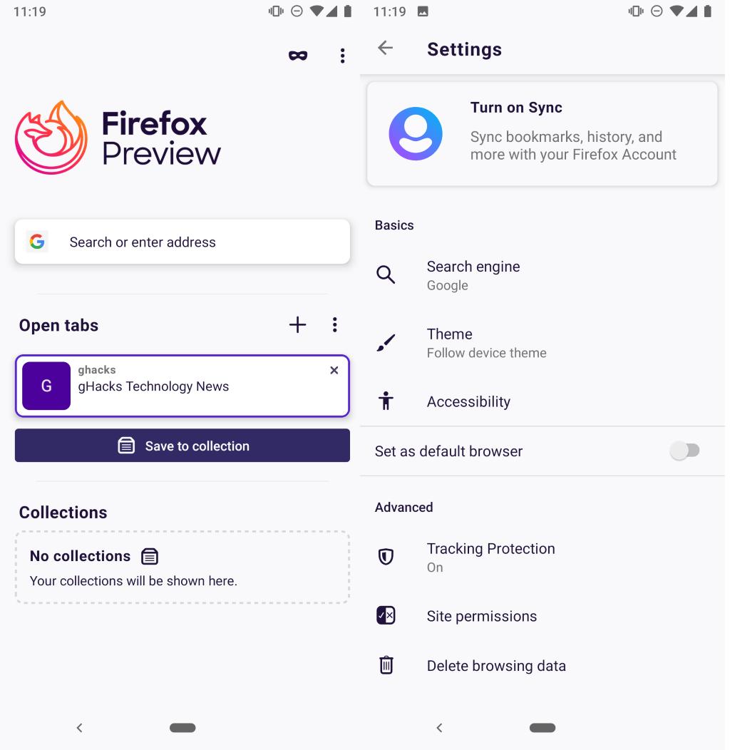 ghacks's tweet image. Firefox Preview 1.0 (Fenix) is now available #firefoxpreview #mozilla #firefox #android

ghacks.net/2019/06/28/fir…