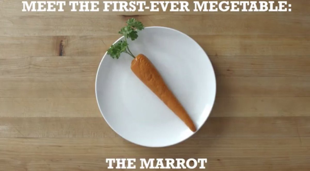 Graziano21_'s tweet photo. “If you can make meat from vegetables, why not make vegetables from meat ?” Job well done, this is the type of petty I’m into. Who’s offended? @Arbys #Megetable #Marrot https://t.co/K3bEwkk1Qb