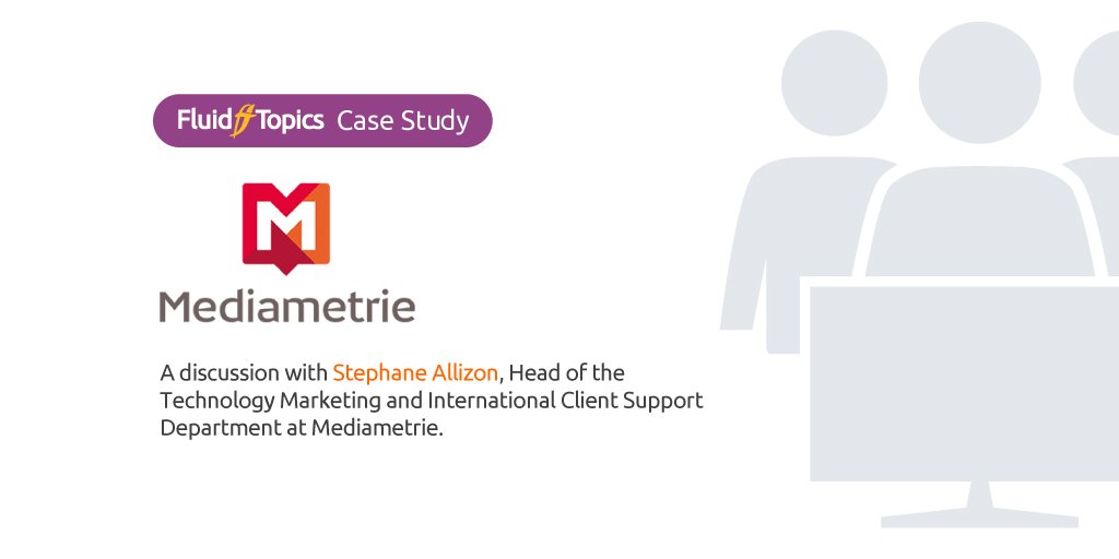 Fluid Topics (@fluidtopics) on Twitter photo Make your support more efficient with a Content Delivery Platform. Read our case study with <a href="/Mediametrie/">Médiamétrie</a> to learn how. bit.ly/2IYzPGk #CustomerSupport #CustomerService #Atlassian #ContentDeliveryPlatform #TechDoc #CustomerCentricity #CX Make your support more efficient with a Content Delivery Platform. Read our case study with <a href="/Mediametrie/">Médiamétrie</a> to learn how. bit.ly/2IYzPGk #CustomerSupport #CustomerService #Atlassian #ContentDeliveryPlatform #TechDoc #CustomerCentricity #CX
