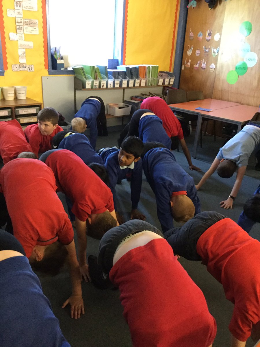 ord_miss's tweet photo. We have been enjoying doing some yoga. Here we are doing yoga to ‘The Very Hungry Caterpillar’ story @ForehillSchool https://t.co/F1SdMEz2bR