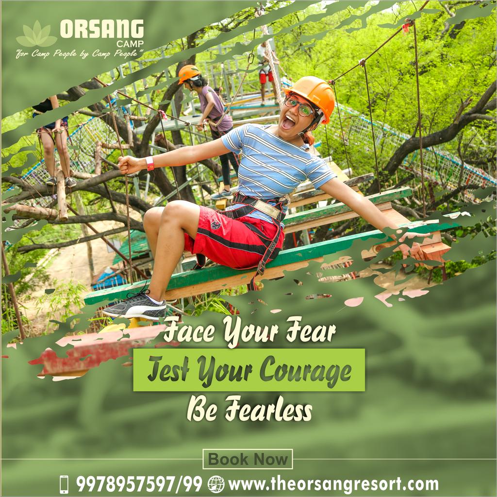 Face Your Fear, Test Your Courage - Be Fearless at Orsang Camp.
Website: buff.ly/2VwzOhY | Mobile: +91 9978957597

#OrsangCamp #OrsangGroup #BeFearless #AdventureCamping #NatureCamping #SeasonofMonsoon #MonsoonCamping