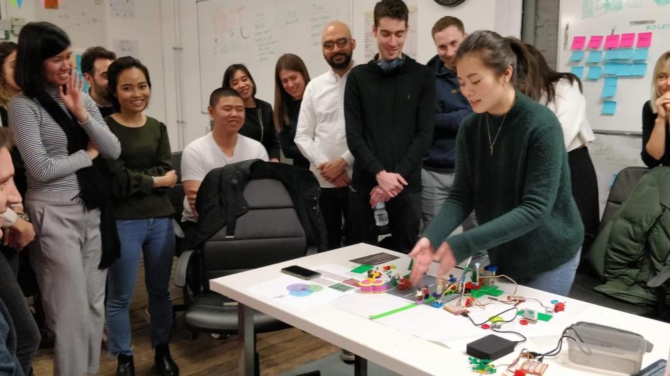 Want to start thinking like an AI? 💡🤖 With the help of <a href="/sidnfonds/">SIDN fonds</a> we have created a DIY AI toolkit so that anyone can build and test responsible AI applications using design thinking, #LEGO and ULTRA's sensors and platform 🤓 #AI #designthinking #data #IoT