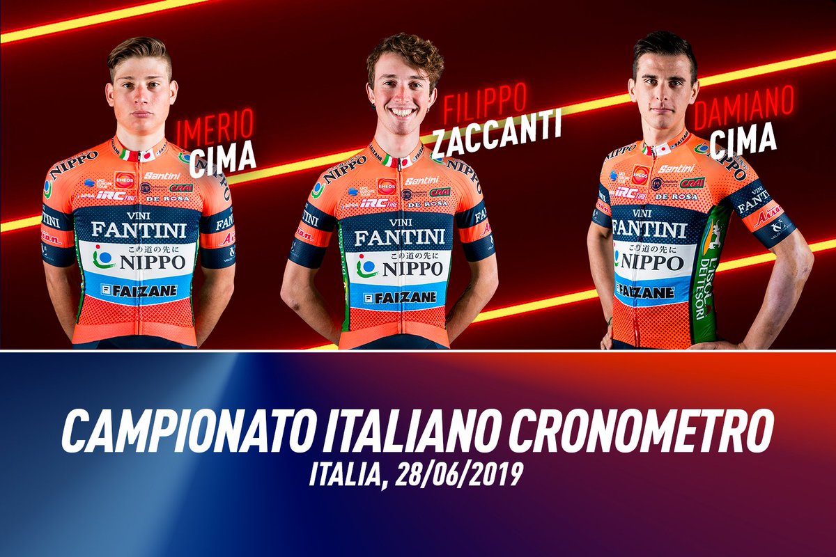 NIPPO_Fantini's tweet photo. 🇮🇹 Crono tricolore, questi gli orari di partenza degli #OrangeBlue
🚴🏻♂️ @filippozaccanti 15.34
🚴🏻♂️ @Damiano_Cima 15.44
🚴🏻♂️ @imeriocima 15.50
#GRINTARE 👇🏻 https://t.co/smSdHMyoHW