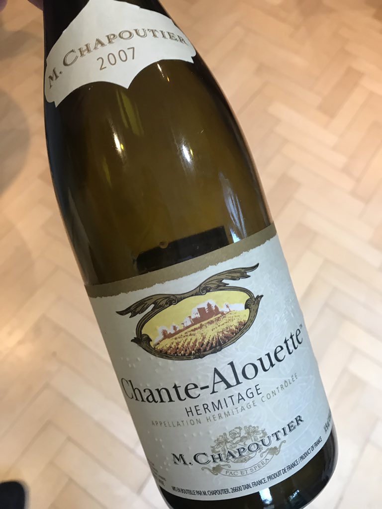 TweetaDean's tweet photo. Love this wine - clearly evolved but still beautifully composed and balanced. Dried orange blossom, dried mango, walnut on the nose; the palate is quite savoury with almond skin and dried orchard fruit mixed with a dry honeycomb twist. Stylish and very elegant. Needs decanting. https://t.co/gL0w8qmH5q