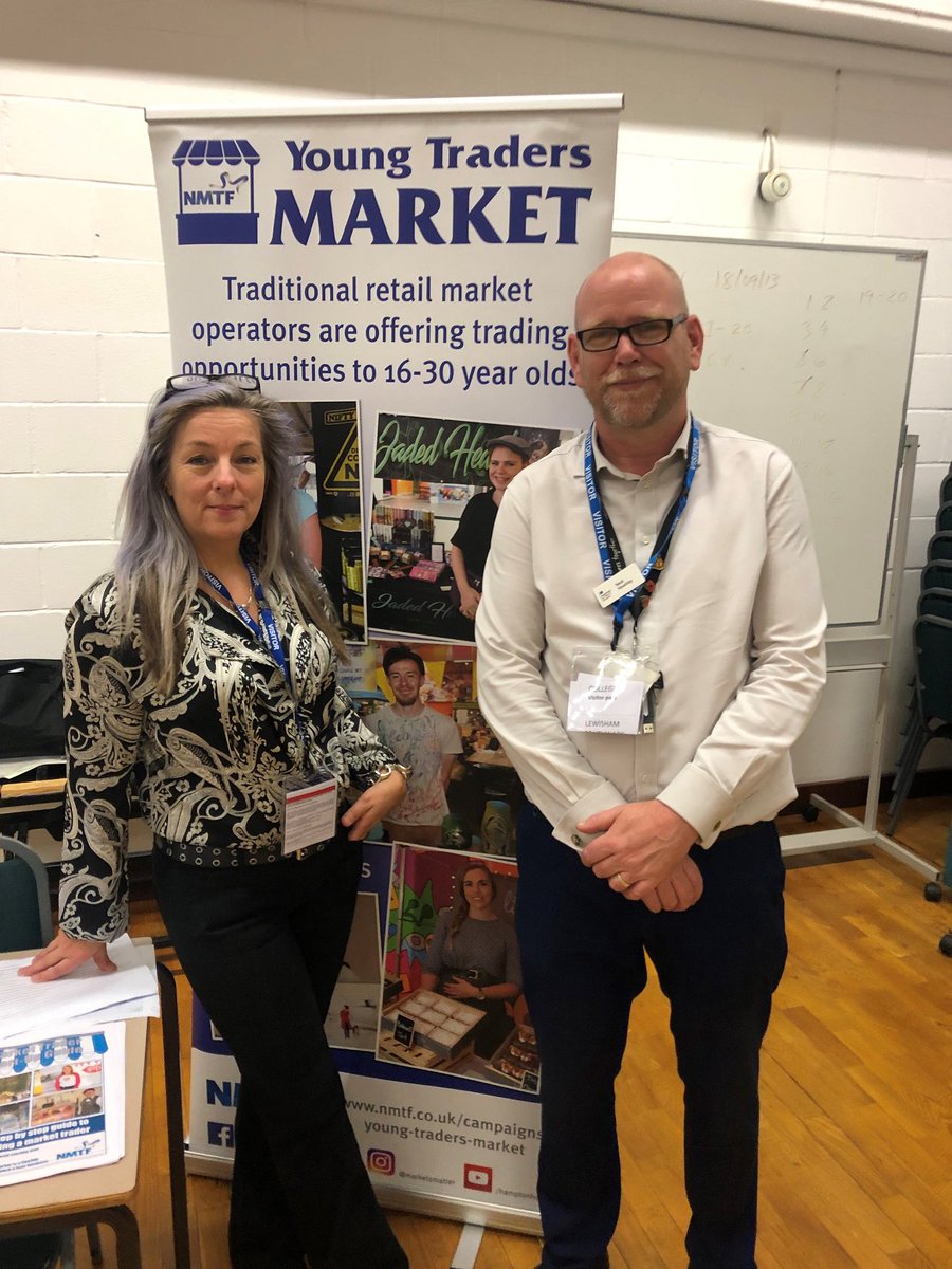 <a href="/LewishamCollege/">Lewisham College</a> <a href="/JCPinSthLondon/">JCPinSthLondon</a> <a href="/LewishamMarkets/">Lewisham Markets</a> <a href="/THtowncentres/">THtowncentres</a> <a href="/JCPJobsPlusMore/">JCP Jobs Plus More</a> <a href="/TowerHamletsNow/">Tower Hamlets Council</a> <a href="/LewishamCouncil/">Lewisham Council</a> Thank you to <a href="/JCPinSthLondon/">JCPinSthLondon</a> for inviting us to attend today! Here's a pic of Tania and Neal Hawkley, Empoyer Advisor at <a href="/DWP/">DWP</a>. Just because.