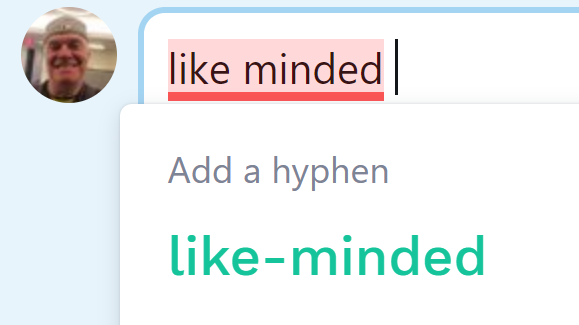 arthurbarbato's tweet photo. @AshBillinghay adda hyphen. d/l Grammarly
@Grammarly
Make your communication clear and effective, wherever you write in a snap. #CleanWriting https://t.co/haR9UwUQCy