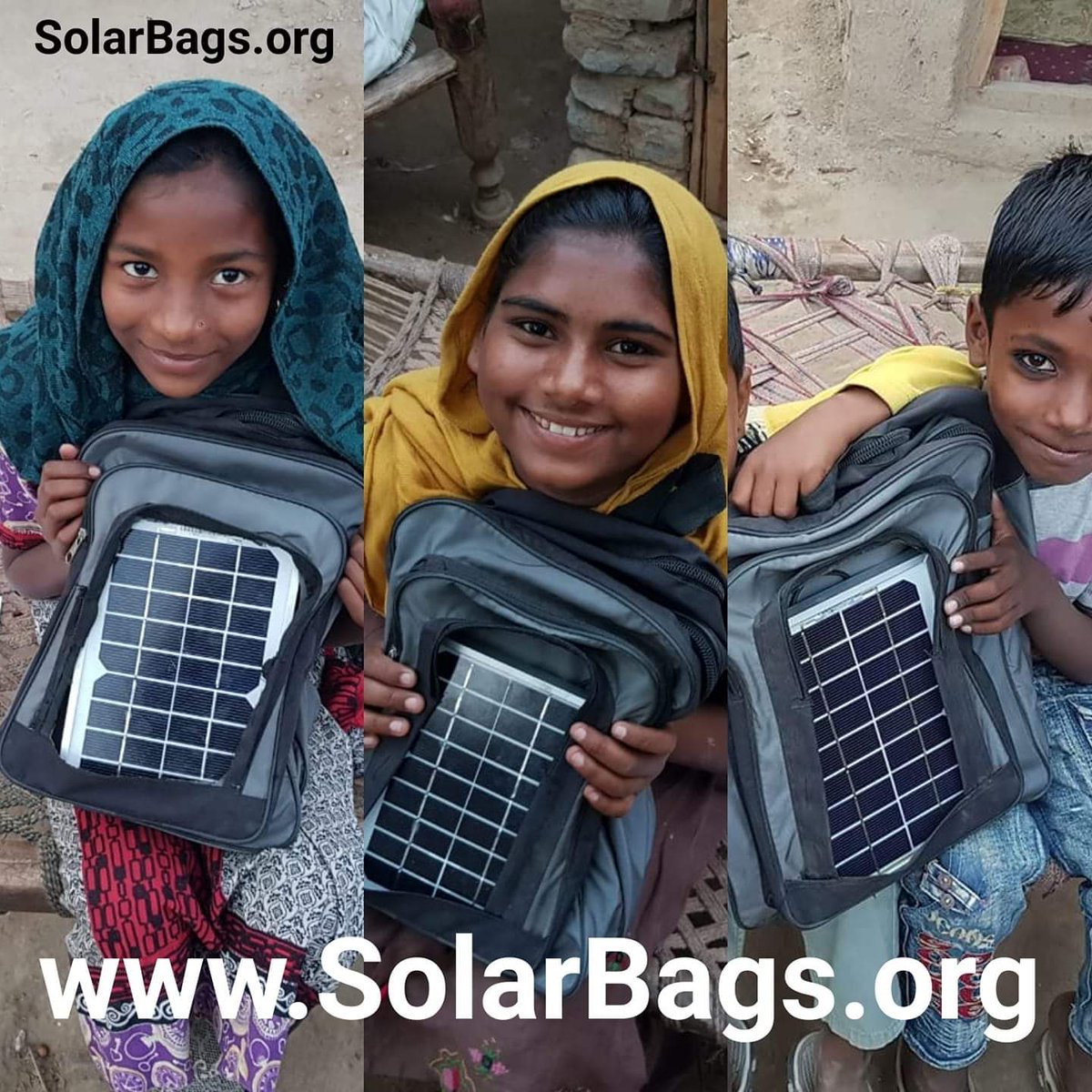 SolarSchoolBags's tweet photo. Pakistan's First Solar School Bags. Our solar bags helps children &amp; their family members with education, safety &amp; employment at night.

@nowthisnews @Razarumi @BBCUrdu @XHNews @UNDP @UNESCO @techreview @technology @fttechnews @mangobaaz @parhlo @Forbes @ForbesTech @guardiantech https://t.co/7dZ25kJOcW