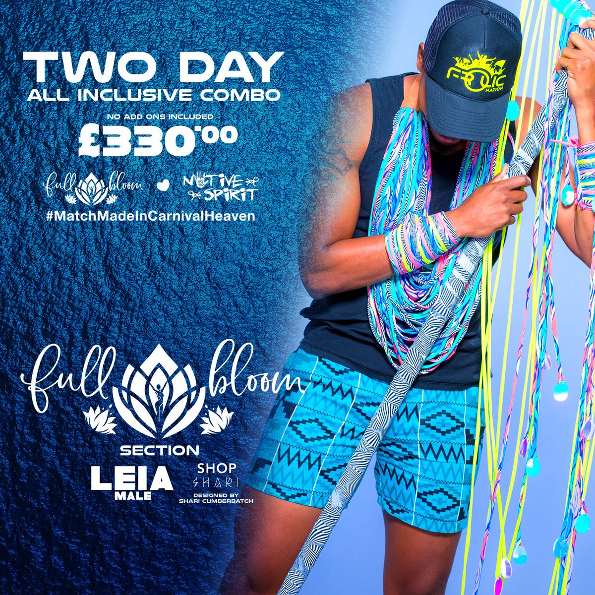 FrolicNation's tweet photo. Β£100 REGISTRATION
ENDS TODAY
FULL PAYMENT REGISTRATION
FROM TOMORROW
REGISTER TODAY
PLAY FOR TWO DAYS
#DuttyMasBand #FancyIndian #abir #abirmas #nhc2019 #MatchMadeInCarnivalHeaven #FullBloom #FrolicNationMas #FrolicNation #NottingHillCarnival @nhcarnivalldn https://t.co/xJL8wpbVbY