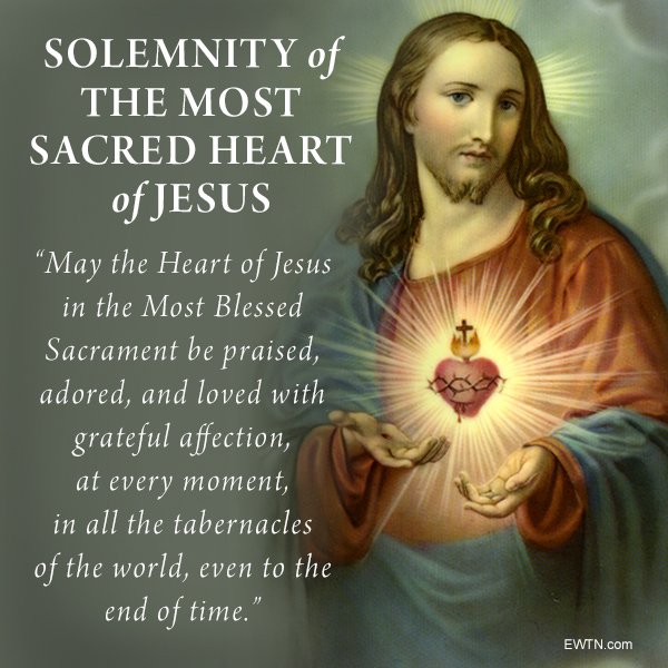 EWTN's tweet photo. Lord, you deserve all honor and praise,
because your love is perfect and your heart sublime. Sacred Heart of Jesus, have mercy on us and on the whole world! #EWTN #Catholic https://t.co/GhVJwd6CzR