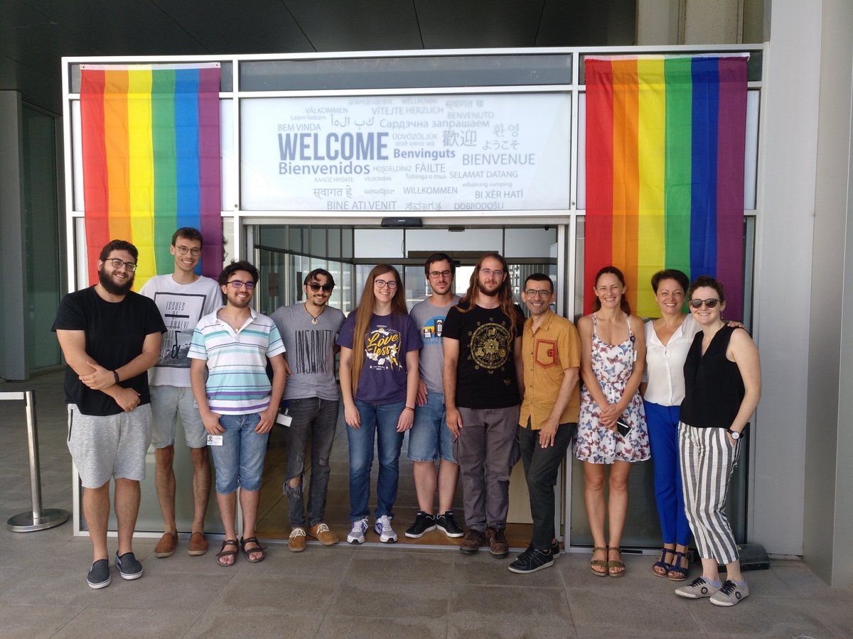 CIPFciencia's tweet photo. @CIPFciencia researchers and @UBB_CIPF team celebrate #Pride2019 #ScienceNotSilence #STEMforEquality #loveislove #Equality #Orgullo2019 https://t.co/n4VOnsrVZ0