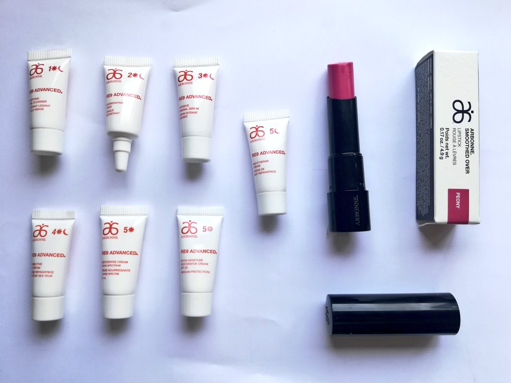 NinaWestbury's tweet photo. Let's gets kick the day off with a giveaway! I am giving away a weeks supply of #Arbonne RE9 Advanced Anti-Aging Skincare plus the Smoothed Over Lipstick in Peony. To enter RT &amp; follow @NinaWestbury #NinaLovesArbonnne https://t.co/YxwrQWgjj3