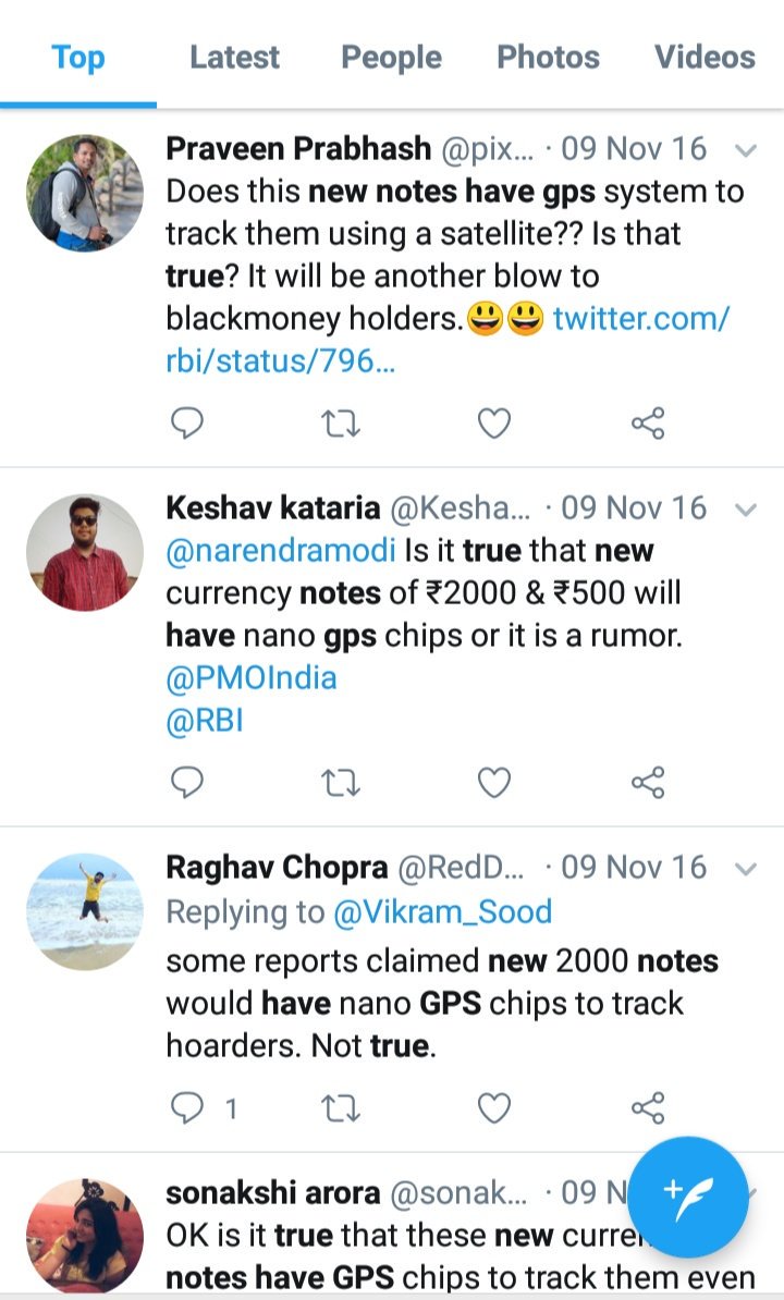 GreyMattersPR's tweet photo. #GreyMattersCampaign
#SocialMediaDay
Remember the curious case of GPS in ₹2000 notes? After introduction of new notes, this #FakeNews became viral & created choas.Thanks to a @WhatsApp video.
Moral? Don't be a hype queen on #SocialMedia.
#ShareSensibly
.@RBI @rama_rajeswari https://t.co/VKajlfKPqv