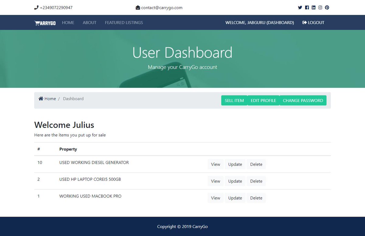 ParadigmHQ's tweet photo. @toons_hub Julius Brown’s @Jabguru project was a web app which allows final year undergraduates sell their used wares to other undergraduates in their respective institutions. The development will be completed in a few days. #Techtiary #DigitalInclusion https://t.co/O12HCZLu17