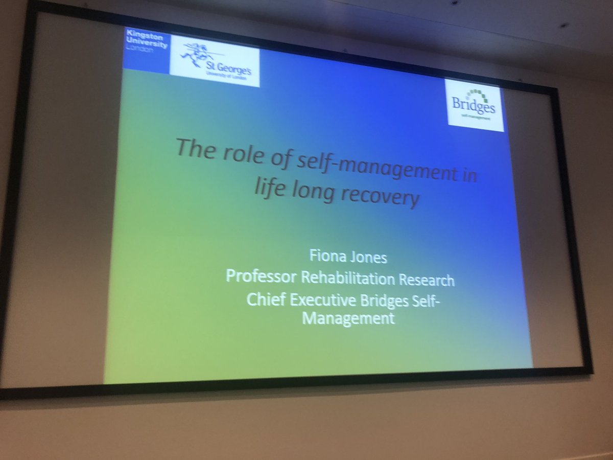 “Risky behaviour is good” just giving it a go, reflecting, giving it another go.... builds confidence and self efficacy... which means people are more likely to give things a go outside of therapy.... <a href="/JonesFio/">Fiona Jones</a> making a whole lot of sense! #QSUL2019