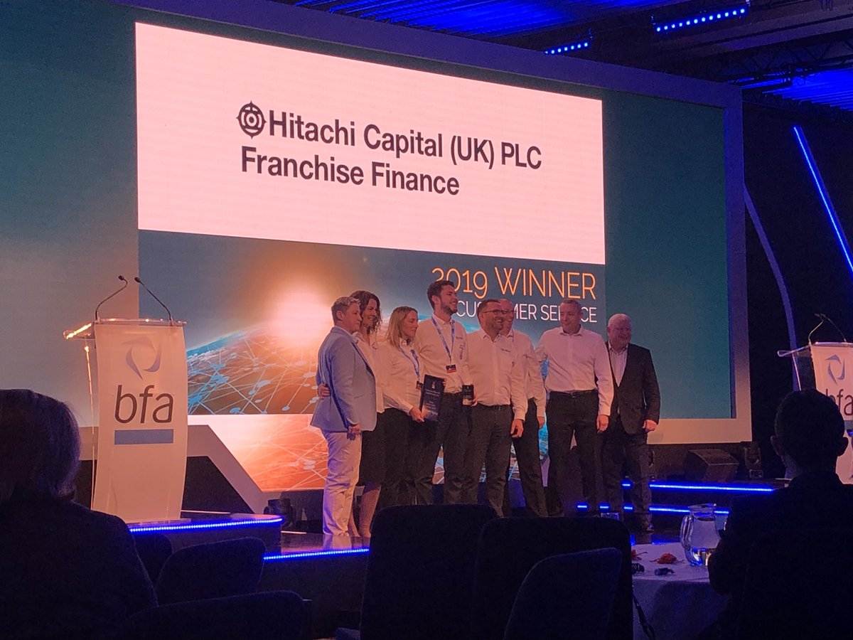 HannahBanfield's tweet photo. The team at @FranchiseF make it a double with the Customer Service award at the #bfaconf19  #greatwork https://t.co/XWwSI3V9dp