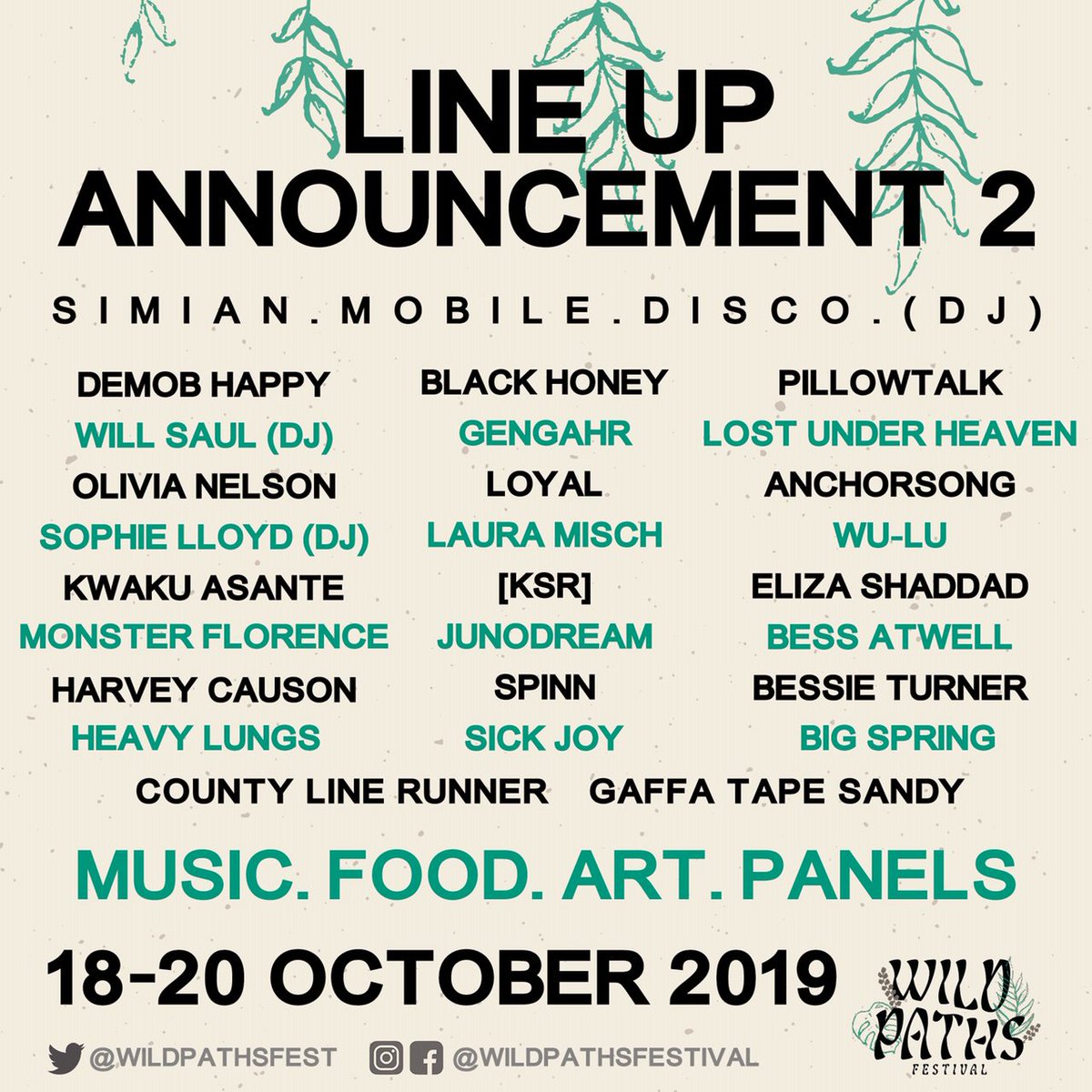 Wild Paths Festival second run of acts announced!
#wildpaths #wildpathsfestival #norwichfestival #norfolkfestival #music #norwichcity #bands #october #norwich #norfolk #winebar #wine #bar #local #festival <a href="/wildpathsfest/">Wild Paths</a> 

For tickets visit: wildpathsfestival.eventbrite.com