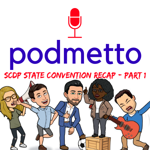 podmetto's tweet photo. Podmetto's @scdp Convention Episodes are done and Part 1 is up now! Listen to what we captured from the convention floor and from some 2020 candidates.
#scgov #scpol #election2020 #scdemweekend
https://t.co/f7EmFasXc8 https://t.co/SiM5TjCOwW