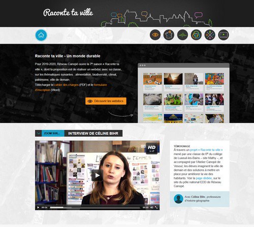 PNCEDD's tweet photo. ❗️#RaconteTaVille saison 7 est ouvert 👍et... 😀retrouvez les #webdocs 2018-2019 👉https://t.co/FxX3VtuCxx #odd #edd #education #numerique https://t.co/rbDIyzHUCw