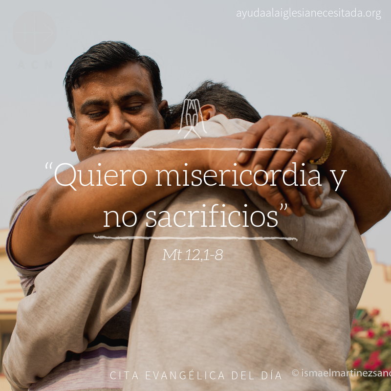 #Àngelus: Quants cops insisteixes sobre el mateix, Senyor, però sembla que no acabem d’entendre. El que ens justifica és la misericòrdia, la teva misericòrdia envers cada un de nosaltres i nosaltres tenim que fer el mateix amb els demés.