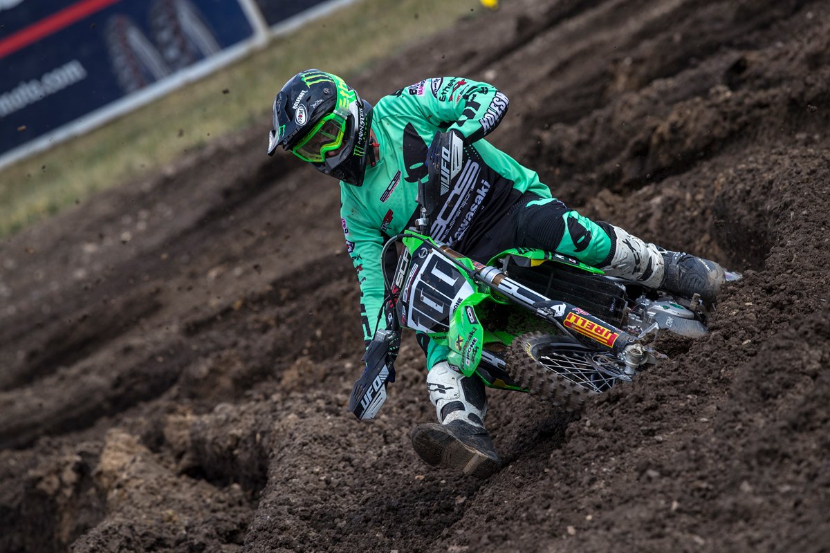After six &amp; a half years in the #mxgp class &amp; still in search of his first podium <a href="/tommysearle100/">Tommy searle</a> - Britain's most successful rider since '01 - finally gets on a factory #kawasaki (only his second works bike in GPs this decade). BOS to find a replacement #motocross Pic R.Archer