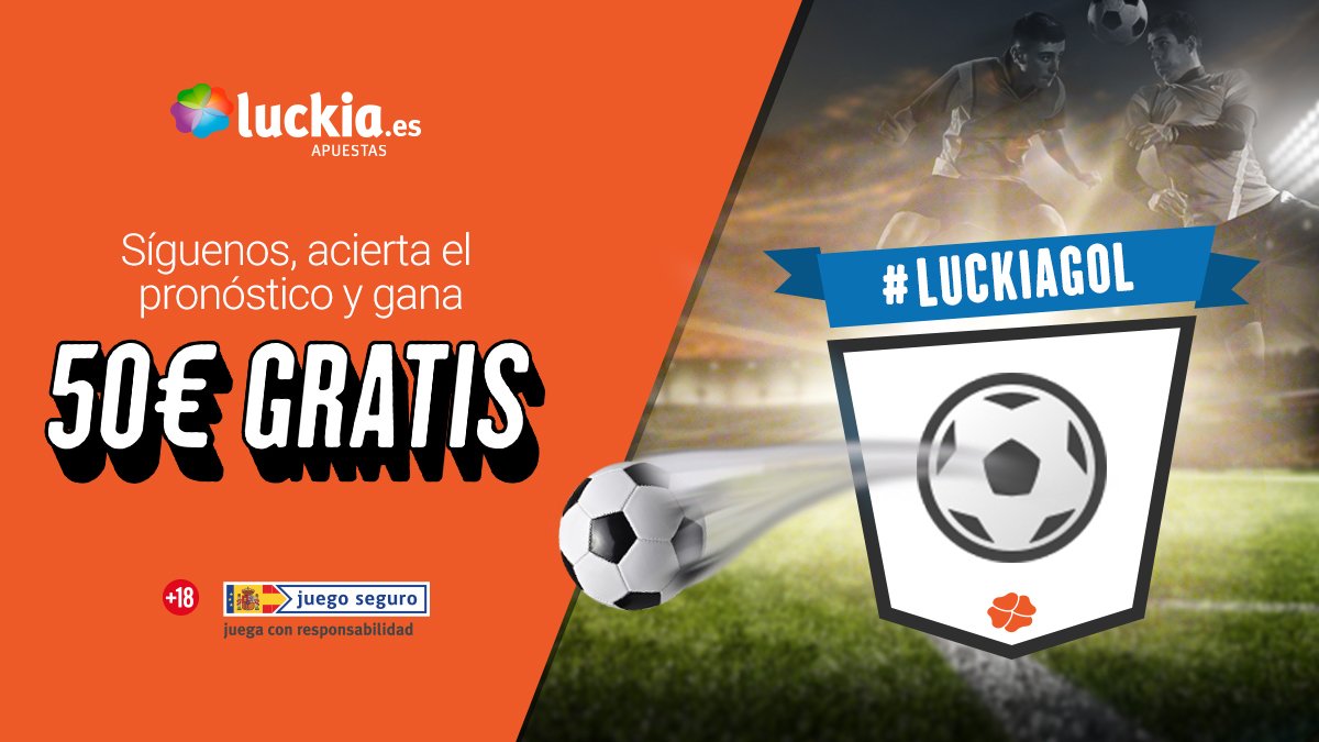 luckia_es's tweet photo. ¿Quieres ganar 50€ 😁💸 con el #EspañaAlemania del #EuroU21 ?   

✅ Síguenos 
✅ Haz RT 🔁
✅ Comenta el resultado del #EspañaAlemania  + #LuckiaGol  

T&amp;C 👉 https://t.co/QE366fZdnu https://t.co/LFcWvpxTfG