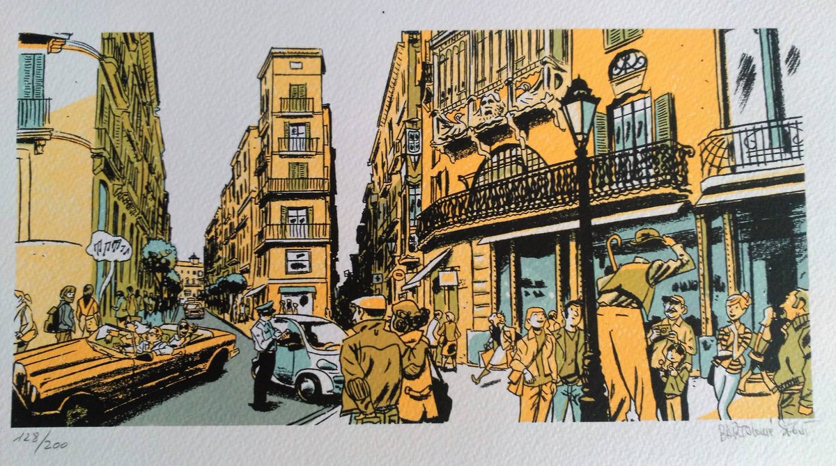spaint_es's tweet photo. #DrawingPalma de @bsegui estuche con 9 serigrafías en serie limitada de 9 lugares emblemáticos de nuestra ciudad #PalmaDeMallorca. Serigrafiados por @ArtplusSerigra1 https://t.co/v8Bw5l5Nd2