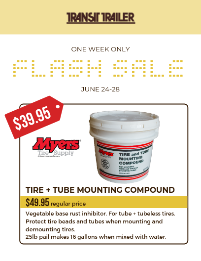 ⚡️ENDS TODAY: $10 off Myers Tire + Tube Mounting Compound.  #tiresupplies #truckparts #trailerparts